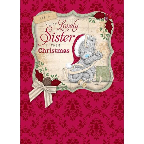 Lovely Sister Me to You Bear Christmas Card £1.79